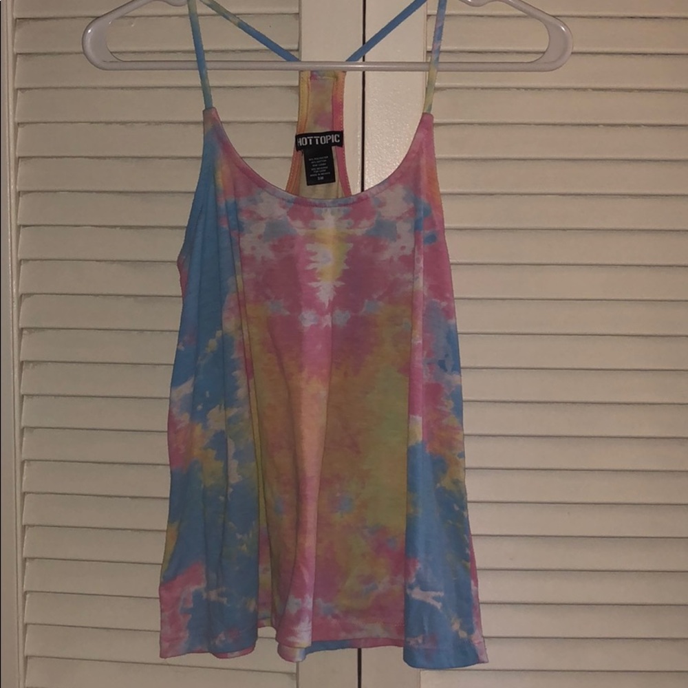 Pastel Tie-Dye Racerback Camisole